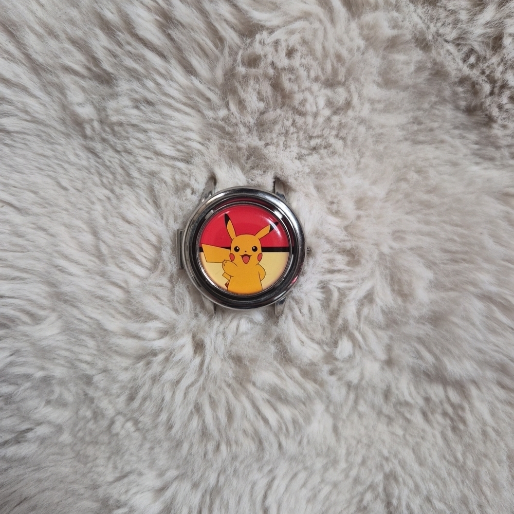 Pokemon Watch Face Digital Pikachu Pokeball Fidget Spinner Kids Youth Anime ✨️💫